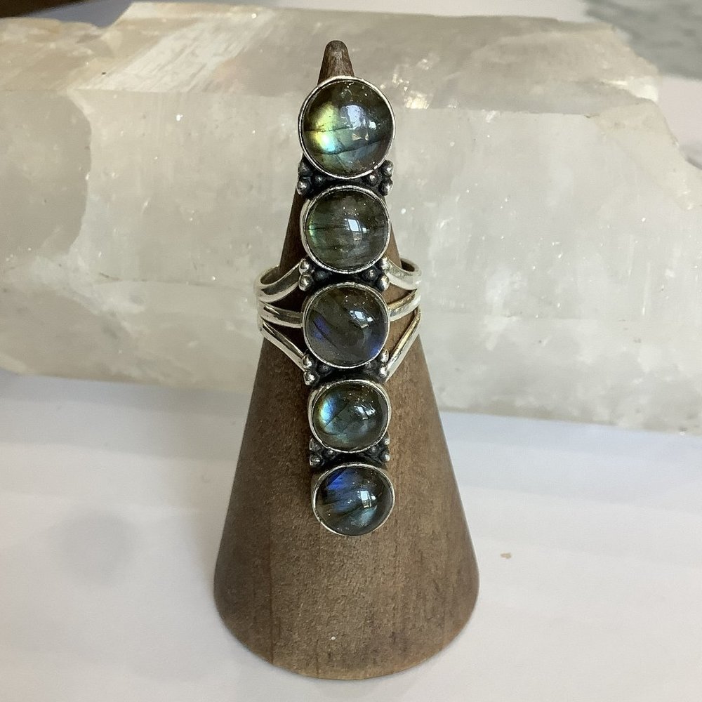 Sterling Silver Labradorite Ring SOLD in store